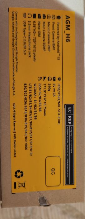 Telefon nou! agm mobil  H 6