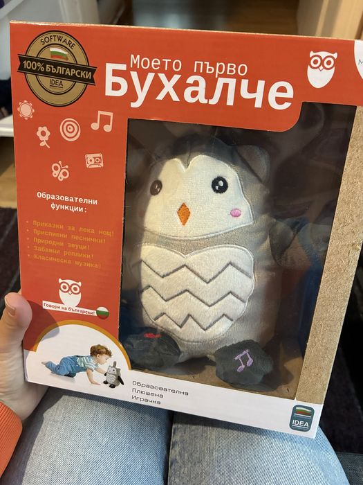 Детска играчка Моето първо бухалче с песни и приказки