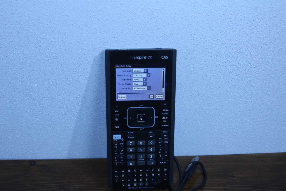 Calculator Grafic Texas Instruments TI-Nspire CX CAS - Stare Foarte Bună, Cablu USB
