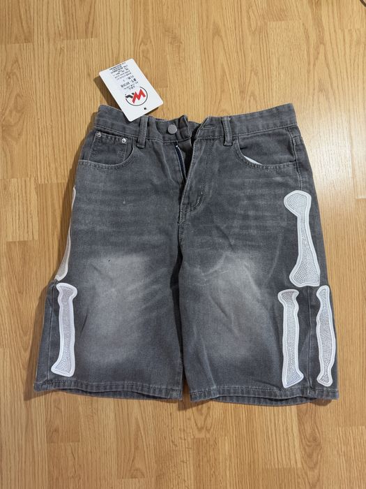 Blugi Scurti Skeleton