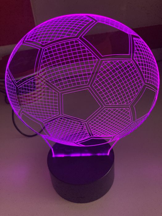 Veioza 3D in 8 culori