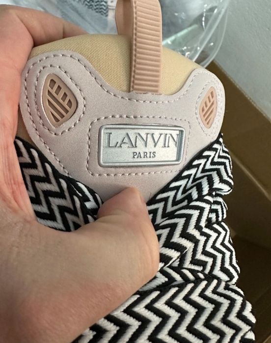 Lanvin curb sneakers