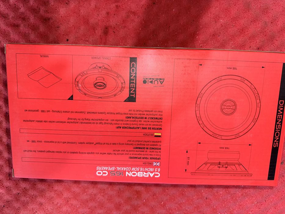Audio System Carbon 165 CO
