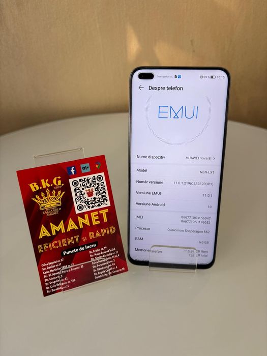 Huawei Nova 8i 128GB Amanet BKG