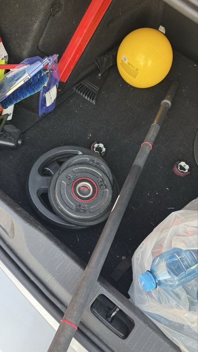 Set 20 kg haltera bara Bodybuilding 1,30 m 28mm,