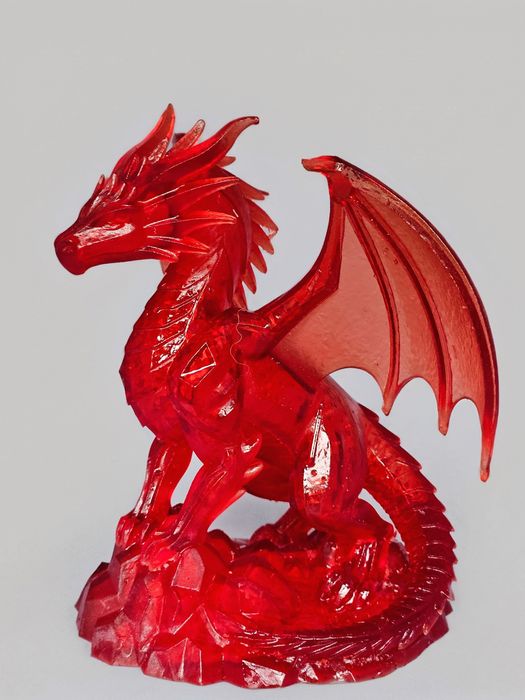 Дракон фигурка – 3D Resin декор, 13 см (фентъзи колекция / подарък)