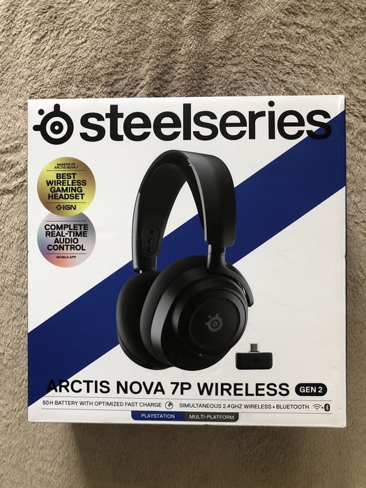 Căști gaming SteelSeries - Arctis Nova 7 P Gen 2, wireless, negre