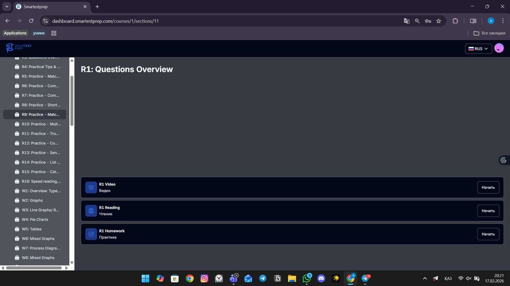 Курс от SmarTestPrep, Ielts All-in