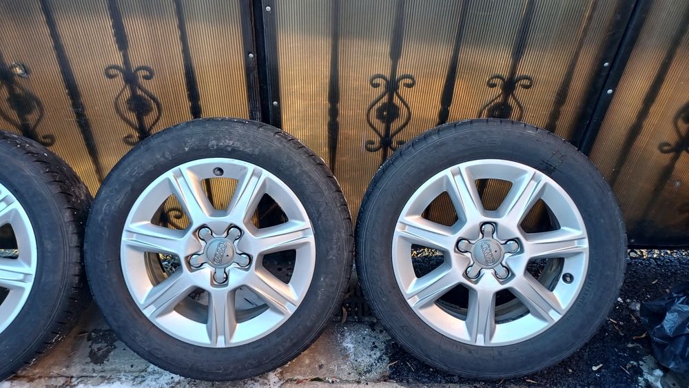 Jante magneziu 5x112  audi pe 16 cu cauciucuri Import Germania