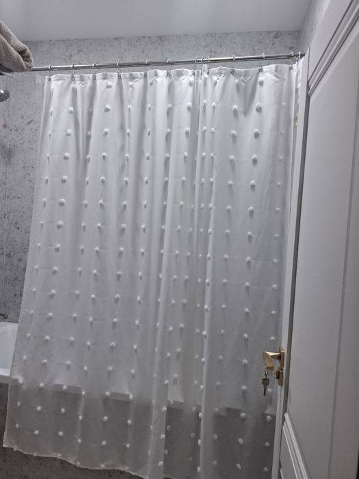 Тканевая занавеска для ванной