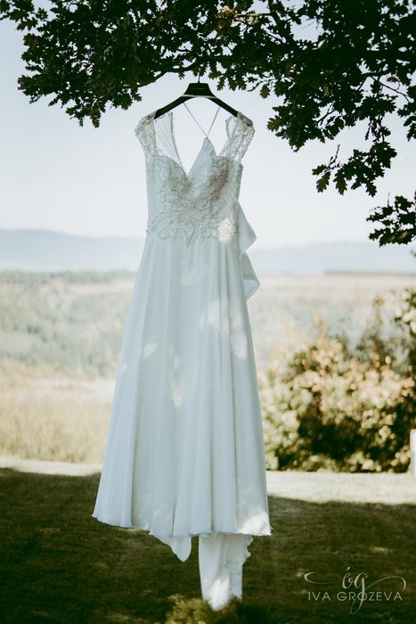 Сватбена рокля Justin Alexander с кристали Swarovski