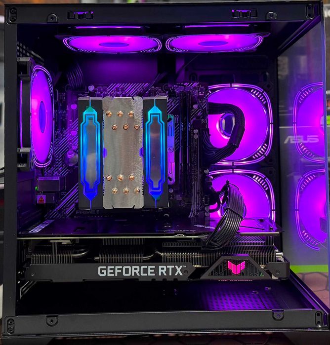 PC Gaming Ryzen 7 5800X RTX 3060Ti Asus TUF 8GB RAM 16GB DDR4 3200 SSD 1TB GEN4 sursa 660w platinum