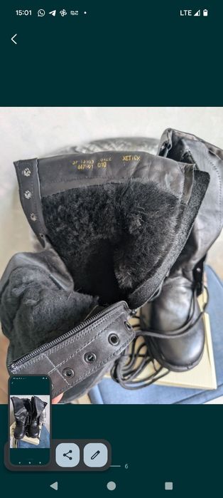 Продам новые кожаные берцы