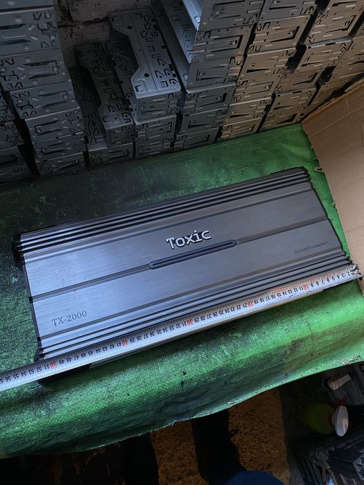 TOXIC (Черепа) -Качествен и Мощен 2 канален авто Бас усилвател за кола