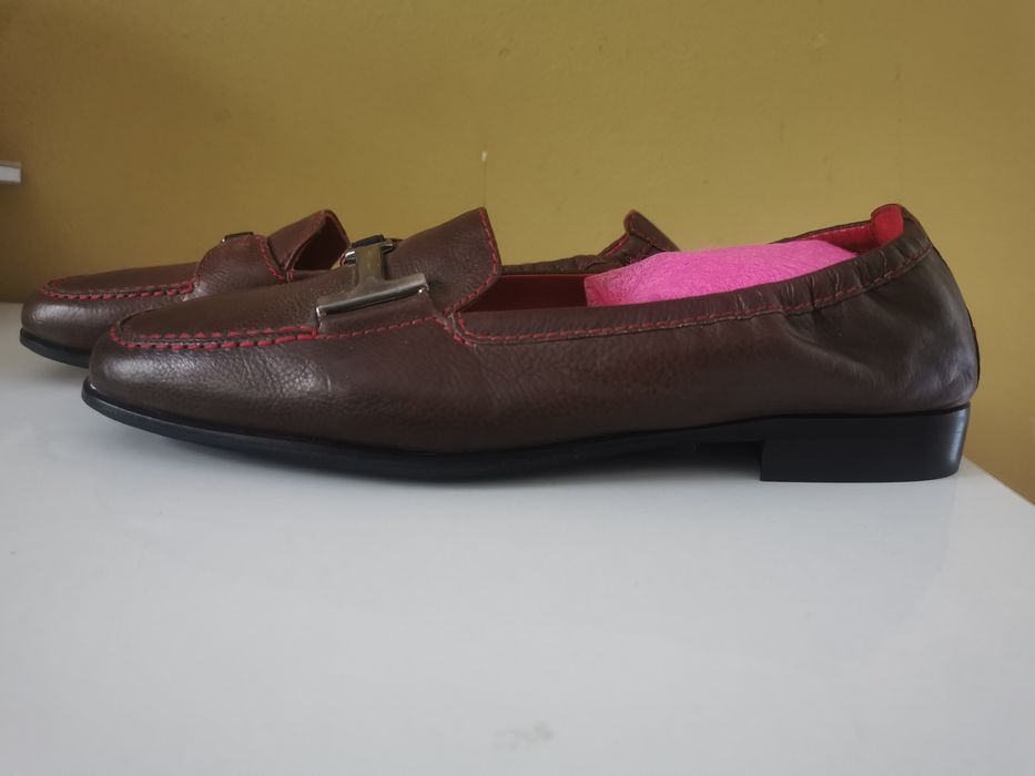 Италиански  кожени дамски мокасини - N 36 нови