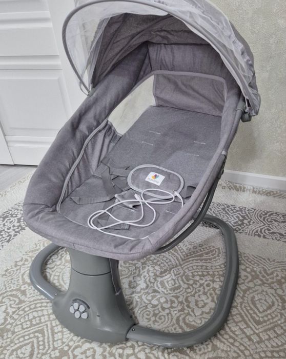 Шезлонг Mastela серебристый