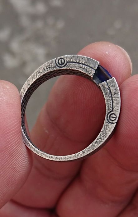 Inel argint Substance Zone