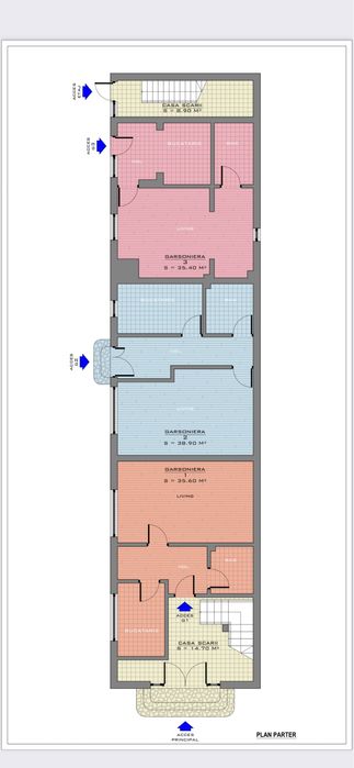 Vand vila cu 6 garsoniere