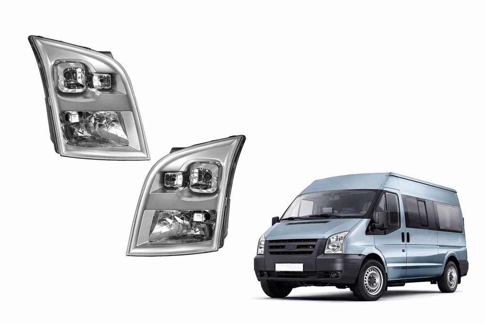 Фарове Фар за Форд Транзит / Ford TRANSIT V347 / 2006 - 2014 / с мотор