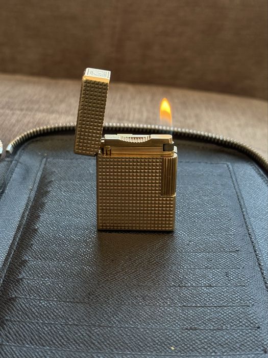 St.Dupont Ligne 1 Gold Diamond Head