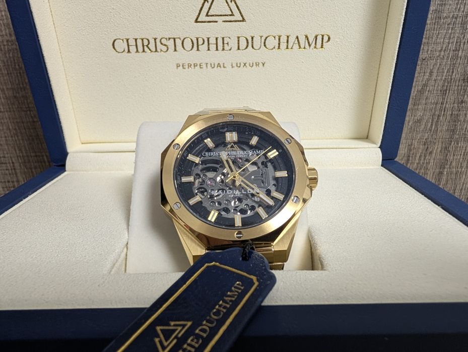 Ceas Christophe Duchamp Raidillon Skeleton Automatic Mecanism Japonez