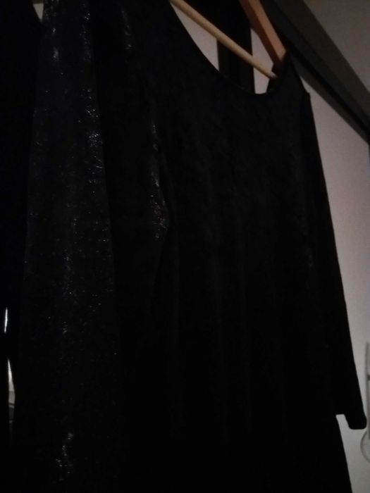 rochie din catifea neagra marimea 42-44