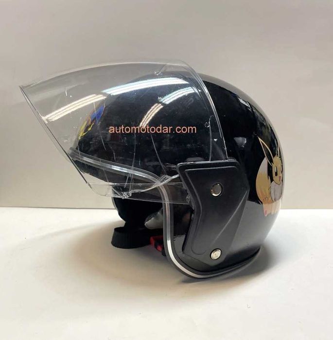 Детска отворена каска мотор скутер мотопед