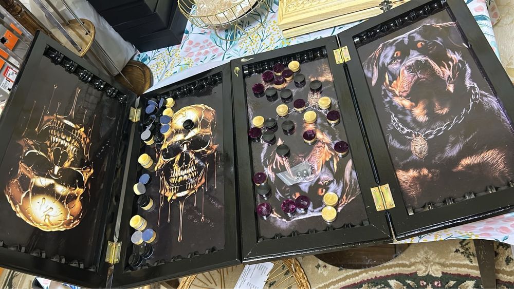 Нарды и шахматы деревянные