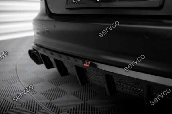 Difuzor bara spate Audi A7 Sline S7 C7 2010  2014 v11 - Maxton Design