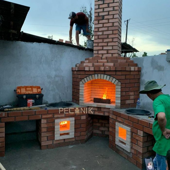 LETNIE kuhni Barbekyu Kamin