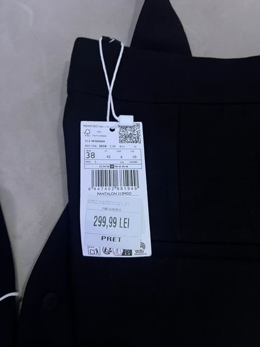 Compleu vesta cu pantaloni -Mango