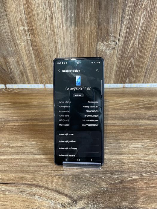 Samsung Galaxy S20 FE 5G Cloud Navy, 128 Gb