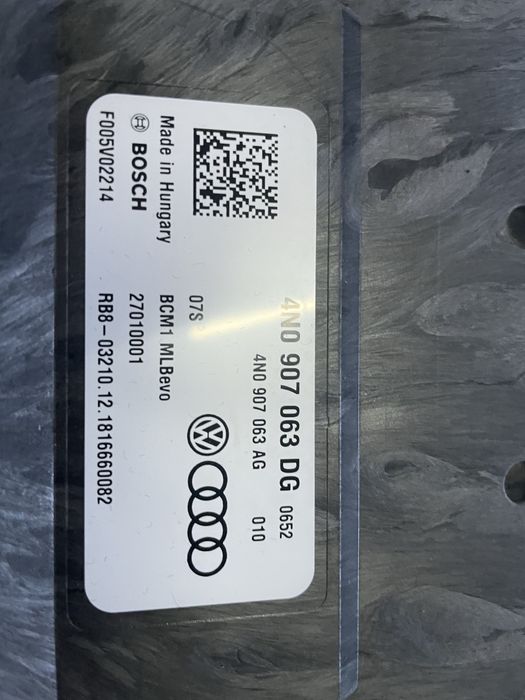 Bcm 4n0907063DG/AG modul confort audi a6 s6 4k c8 3.0 tdi