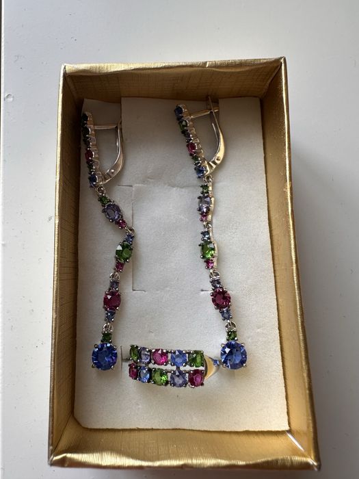 Серебряные сережки