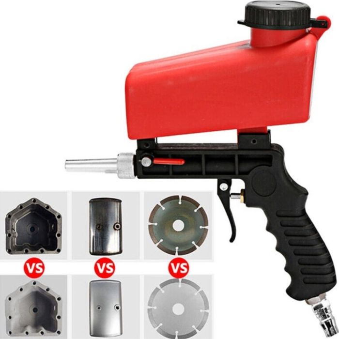 Многофункционален пистолет за пясъкоструене – Идеален за премахване на