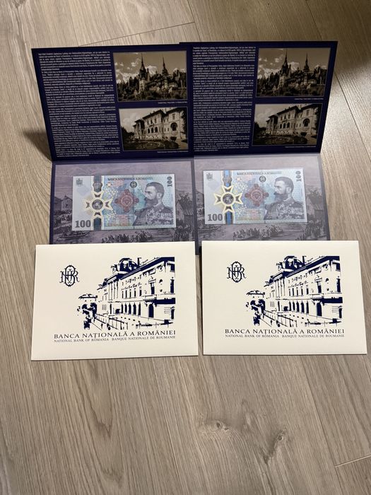 Bancnota comemorativa 100 lei Carol 1