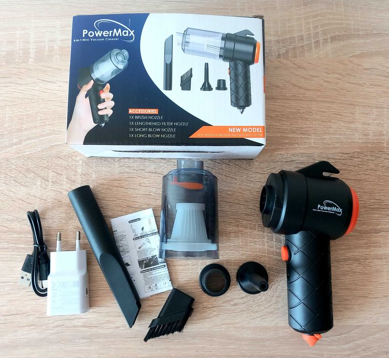 Мини прахосмукачка 6 във 1