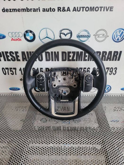 Volan Din Piele Cu Padele Si Comenzi Land Rover Range Rover Sport L494 Discovery Vogue An 2014-2015