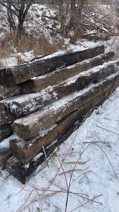 Шпал старый б/у.