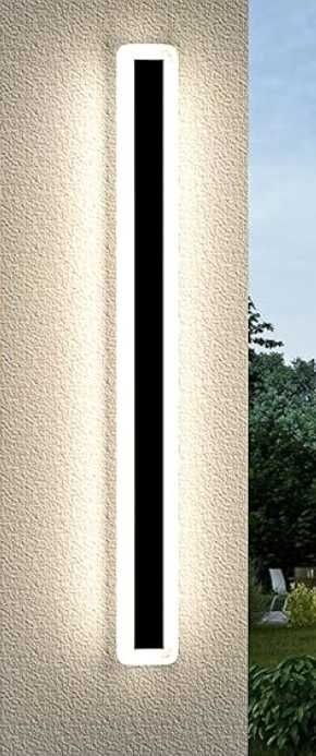 YrgePowk 80 cm Lampă de perete lungă pentru exterior