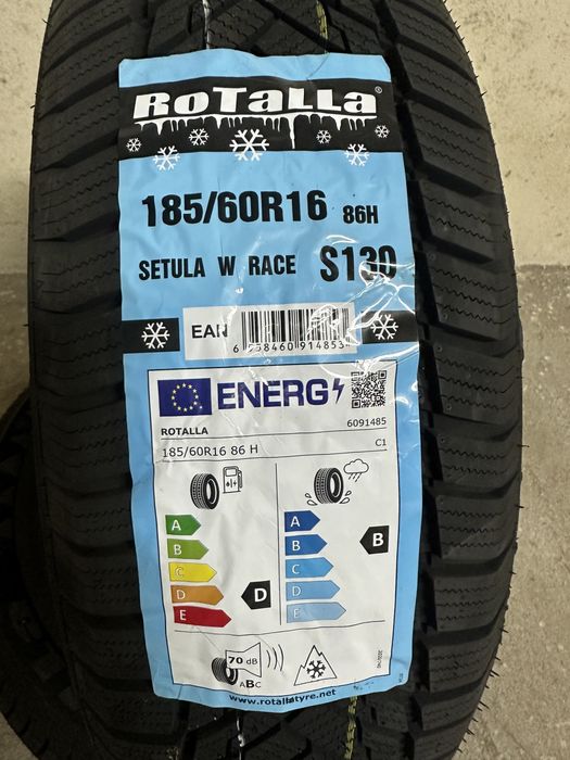 Нови Зимни Гуми Rotalla Setula W Race S130 185/60R16 86H НОВ DOT