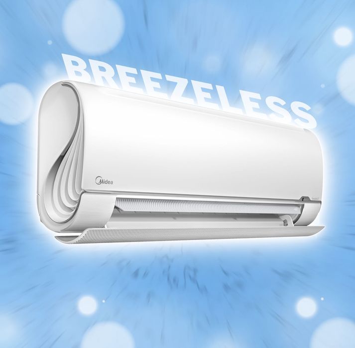 Кондиционер Midea Breezeless12, Inverter. Официальный дилер + Доставка
