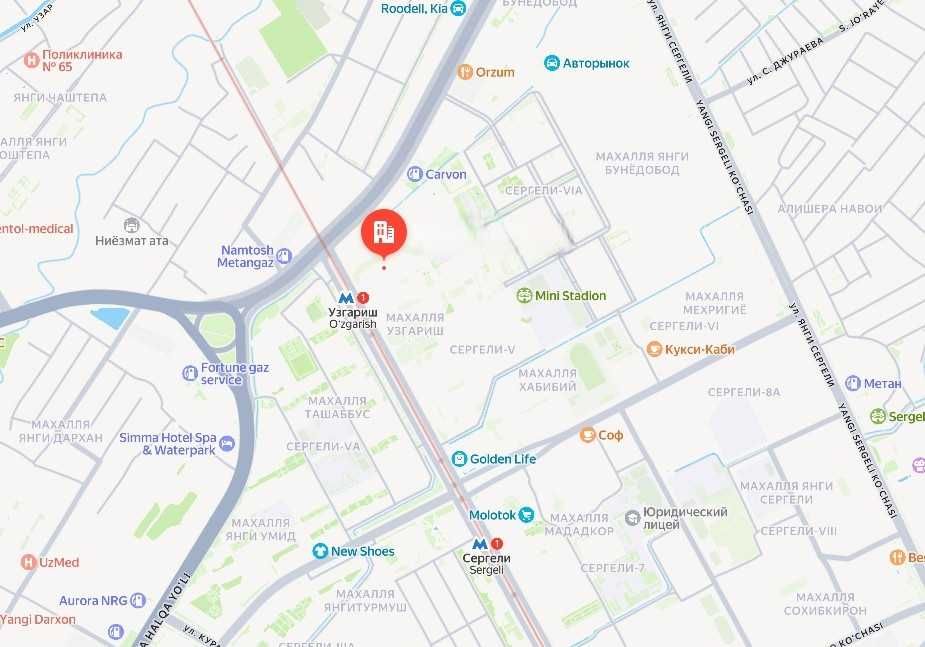 Yu  Ипотека  3-7-9 Сергели-5 89м2, до метро Узгариш 5 минут пешком
