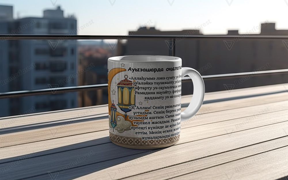 Оразаға кружкалар бар