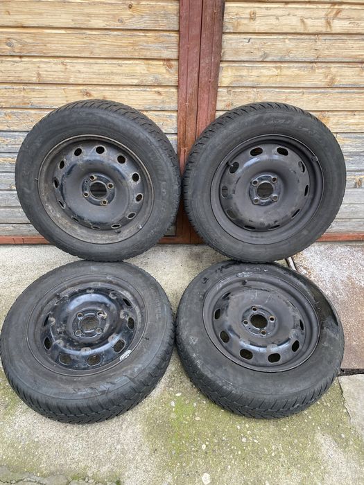 Jante tabla 4x100 Dacia Logan/Sandero/Clio+anv iarna 185/65/15