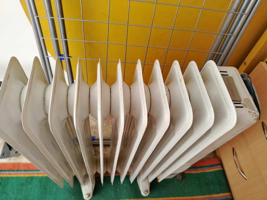 Обогреватель  в рабочем состоянии