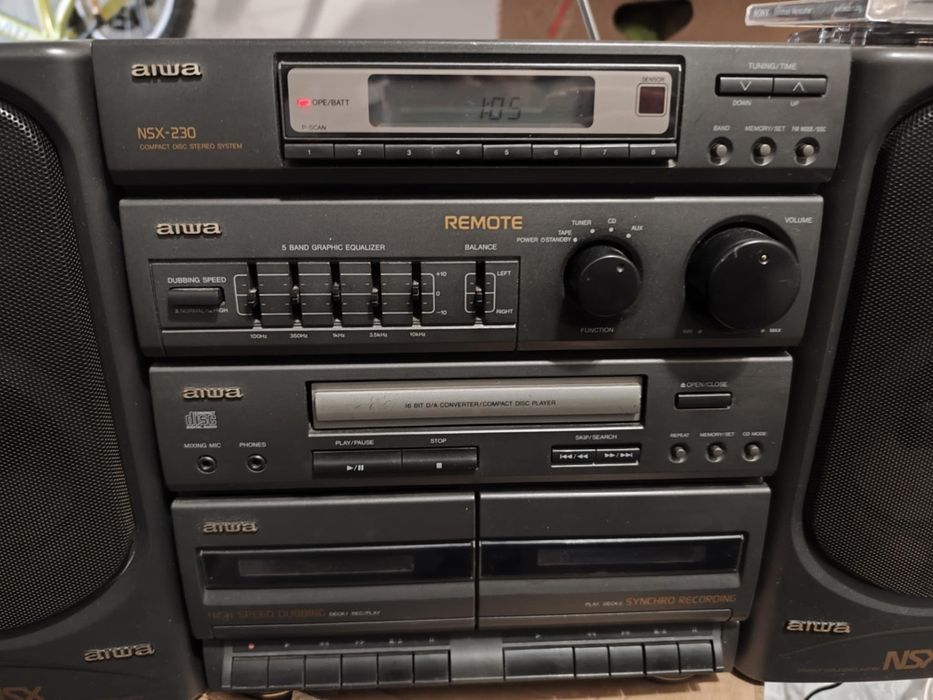 Уредба касетофон aiwa nsx-230e