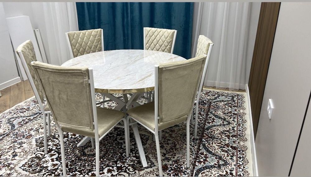 Стол крашный 6стуля