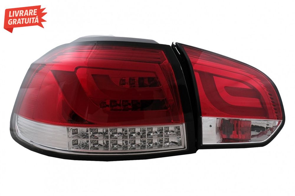 Stopuri LED VW Golf 6 VI Hatchback (2008-2013) Rosu Clar