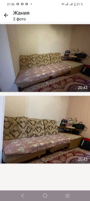 Продам угловой диван в хорошем состоянии